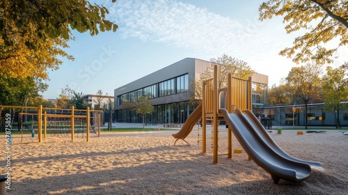 Modern School Playground