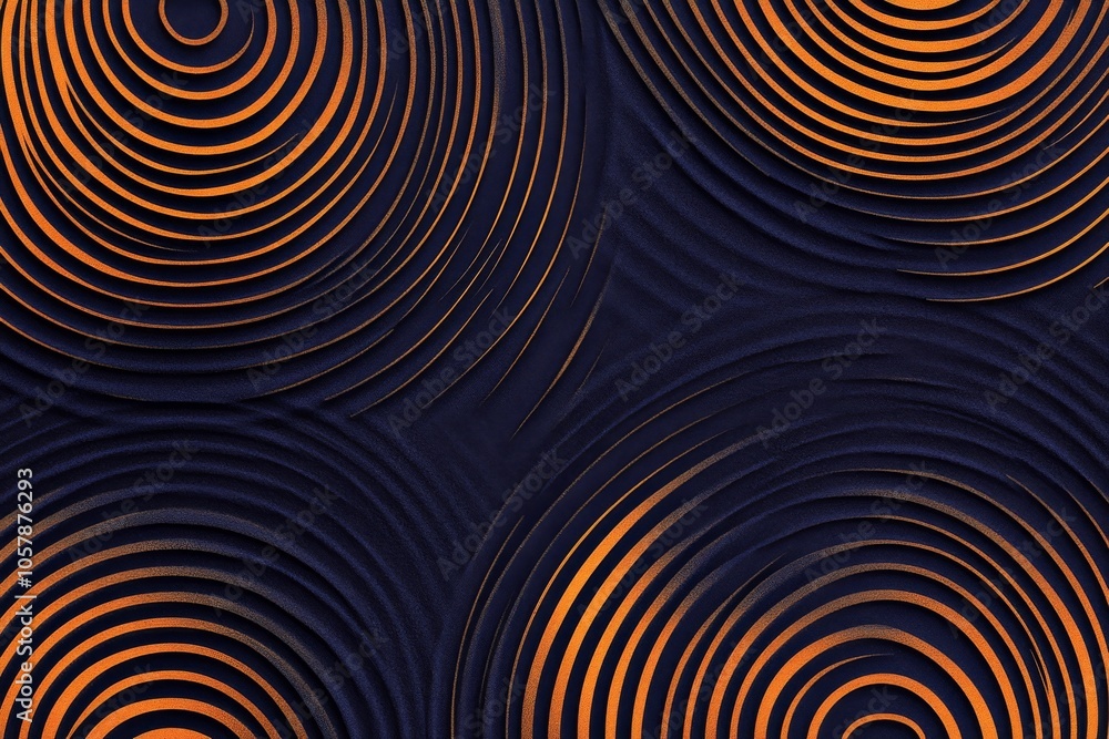 Colorful concentric circles create a mesmerizing visual illusion in abstract art Colorful concentric circles create a mesmerizing visual illusion in abstract art