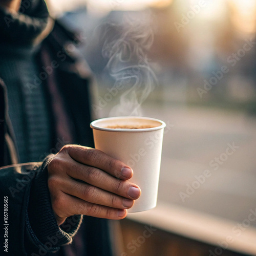 person holding a cup of coffee