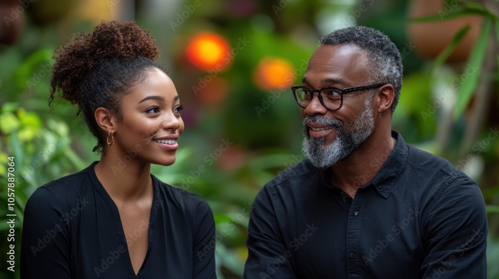 Fototapeta premium Manager discussing flexible work options with an employee, representing the growing trend of offering work-life balance solutions in the workplace