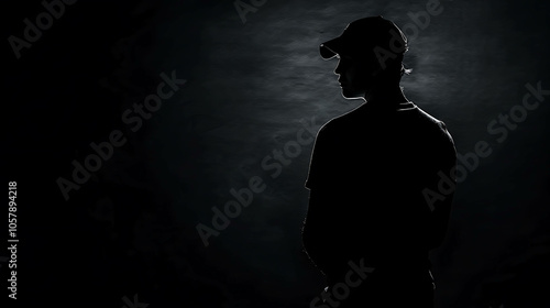 This is a photo of a man wearing a cap. He is standing in front of a white background.