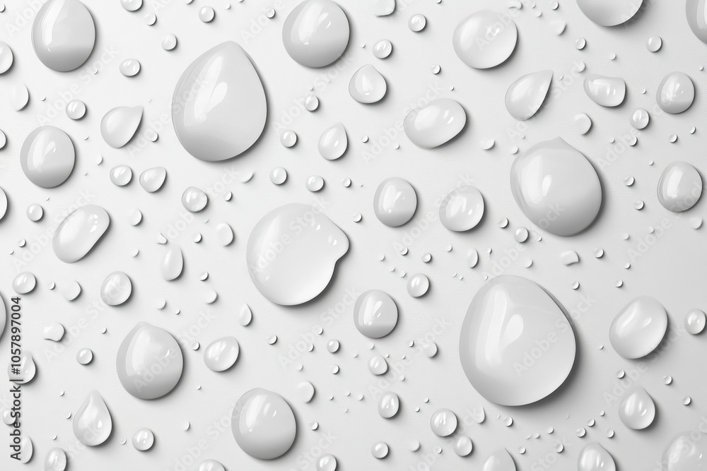 water droplets and macro photography on a white background water droplets and macro photography on a white background