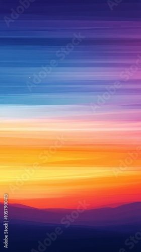 Colorful abstract patterns with vibrant hues of orange, yellow, pink, and blu...
