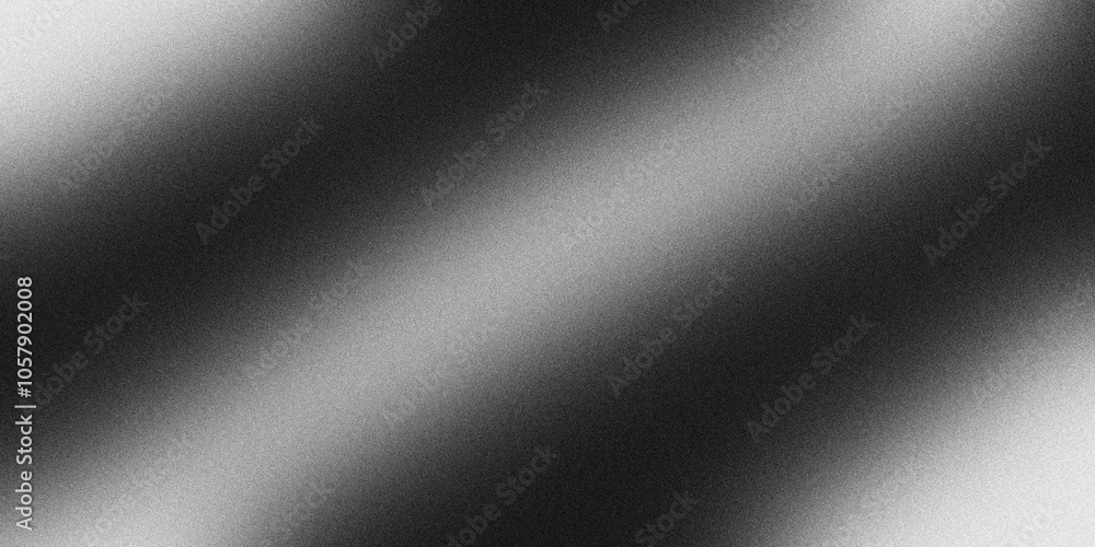 Grainy gradient background in white and black colors. Noise texture. abstract white black gradient. background design. colorful background with space for design. banner, poster