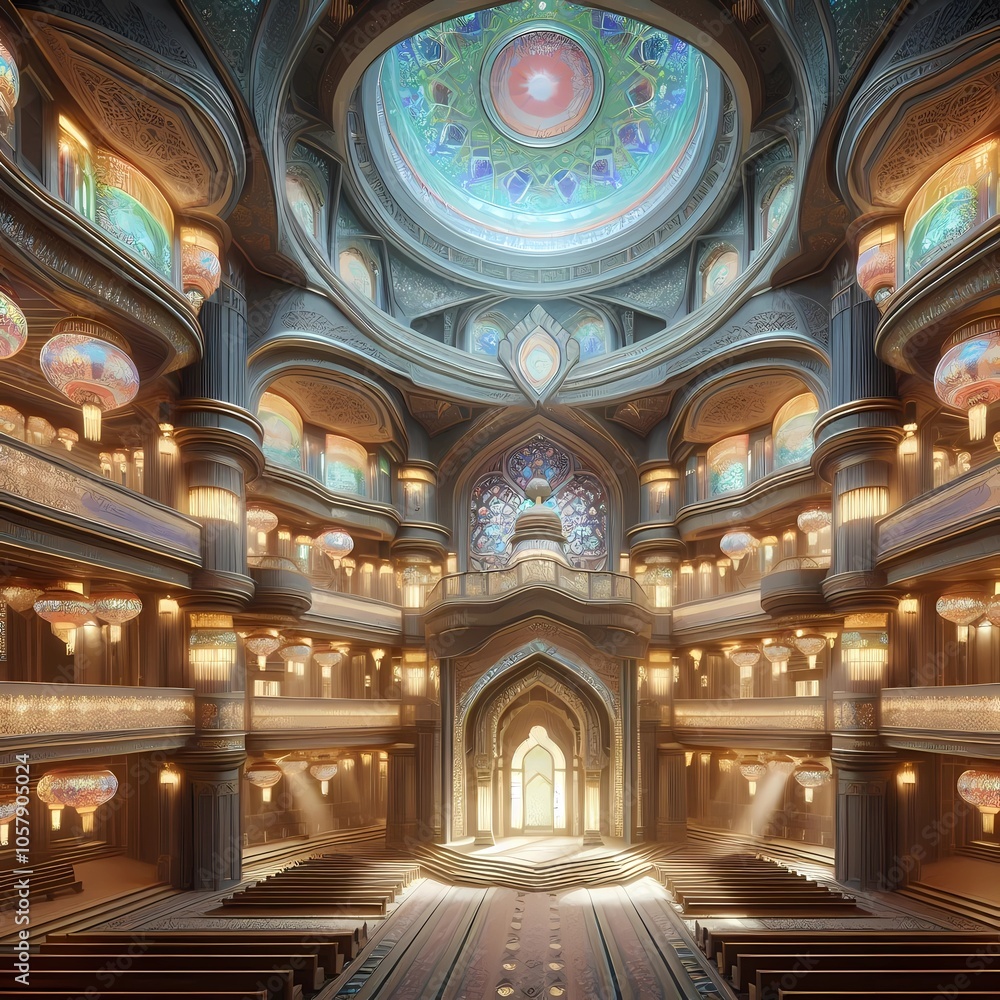 Obraz premium Mosque from Inside