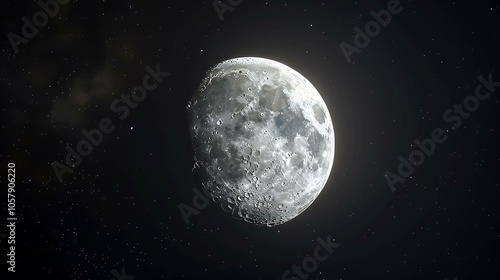 The moon is a beautiful sight to behold. It is a reminder of our place in the universe and the vastness of space.