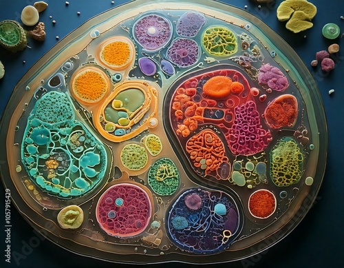 Observe and analyze plant and animal cells under a microscope. drawing each cell type and labeling its organelle