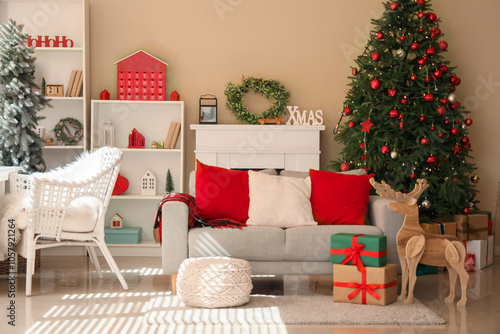 Cozy sofa, chair and Christ...