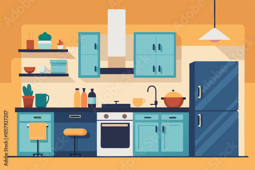 Kitchen stock illustration vector illustration