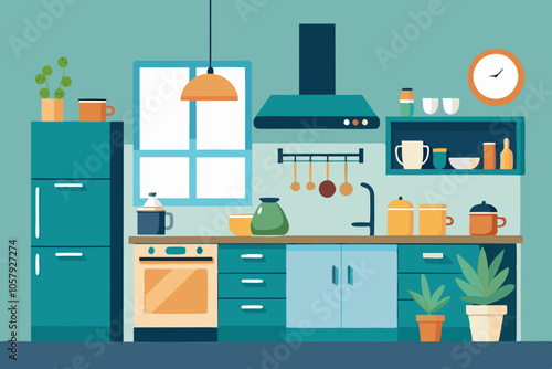 Kitchen stock illustration vector illustration