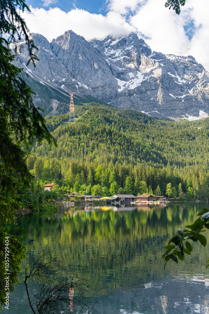 Fototapeta premium lake and mountains