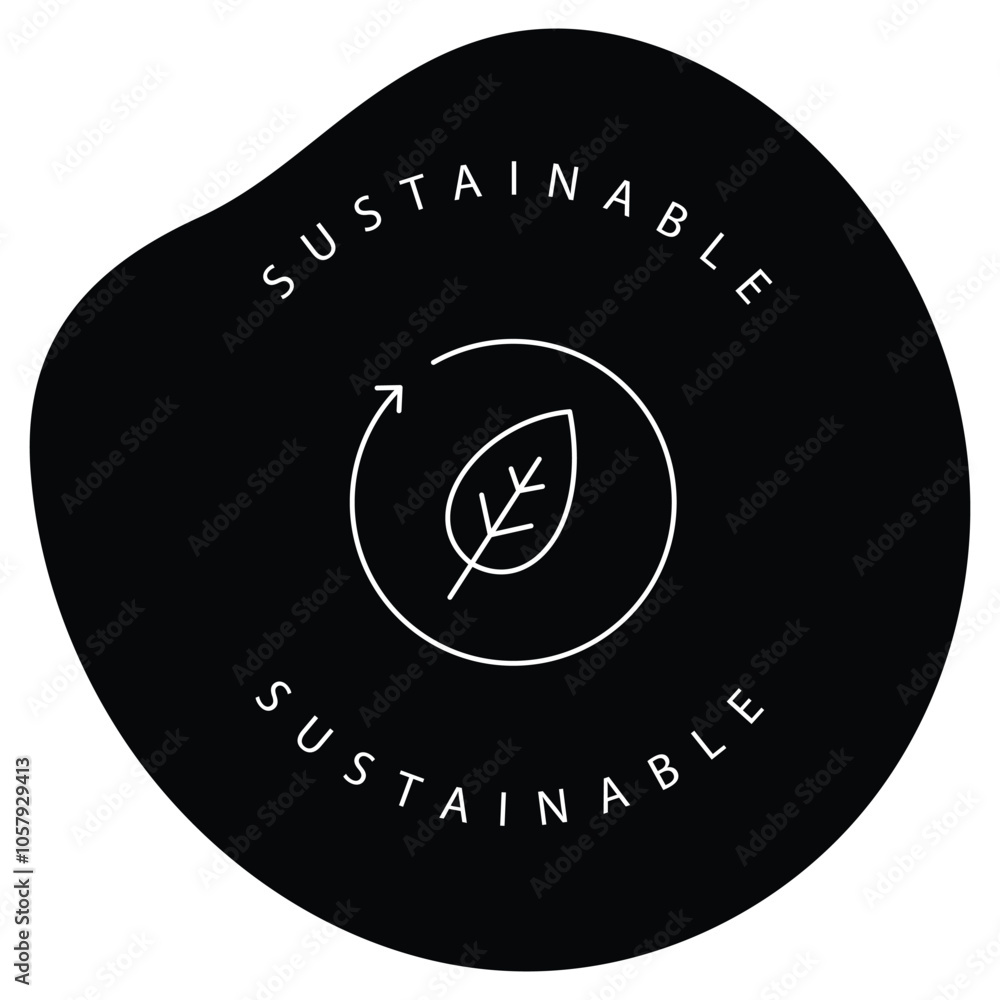 Eco-Friendly Nature Icon for Sustainability Vector Icon Design Eco-Friendly Nature Icon for Sustainability Vector Icon Design