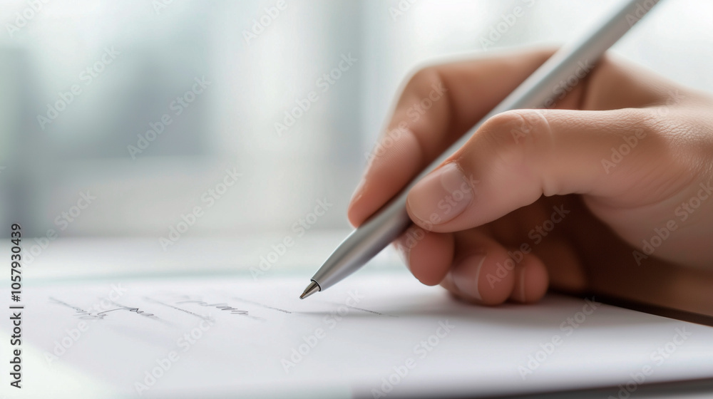 Hand Using Stylus to Sign Digital Contract on Tablet Hand Using Stylus to Sign Digital Contract on Tablet