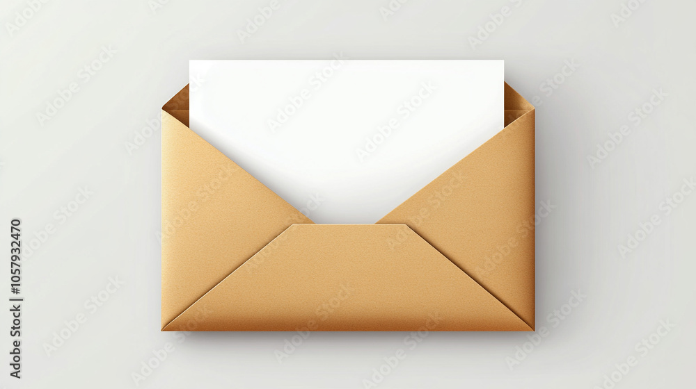 minimalist flat lay featuring a blank white card alongside a kraft brown paper envelope, symbolizing creativity and potential. Ideal for invitations, announcements, or personal messages in a clean aes minimalist flat lay featuring a blank white card alongside a kraft brown paper envelope, symbolizing creativity and potential. Ideal for invitations, announcements, or personal messages in a clean aes