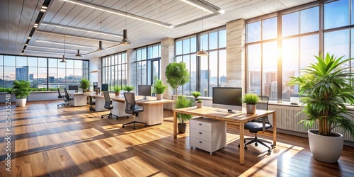 Modern Office Workspace wit...