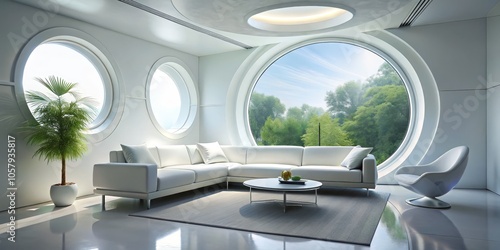 Serene Minimalist Living Ro...