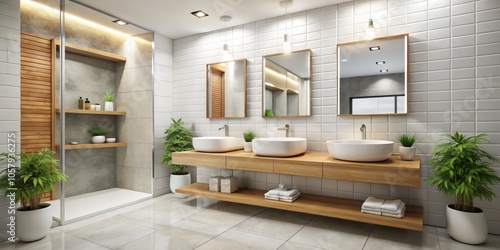 Symmetrical Elegance Modern...