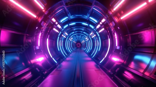 Neon Tunnel