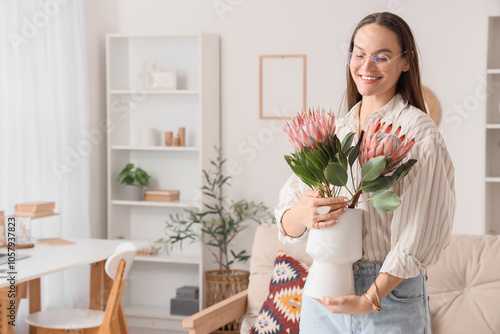 Young woman with beautiful ...