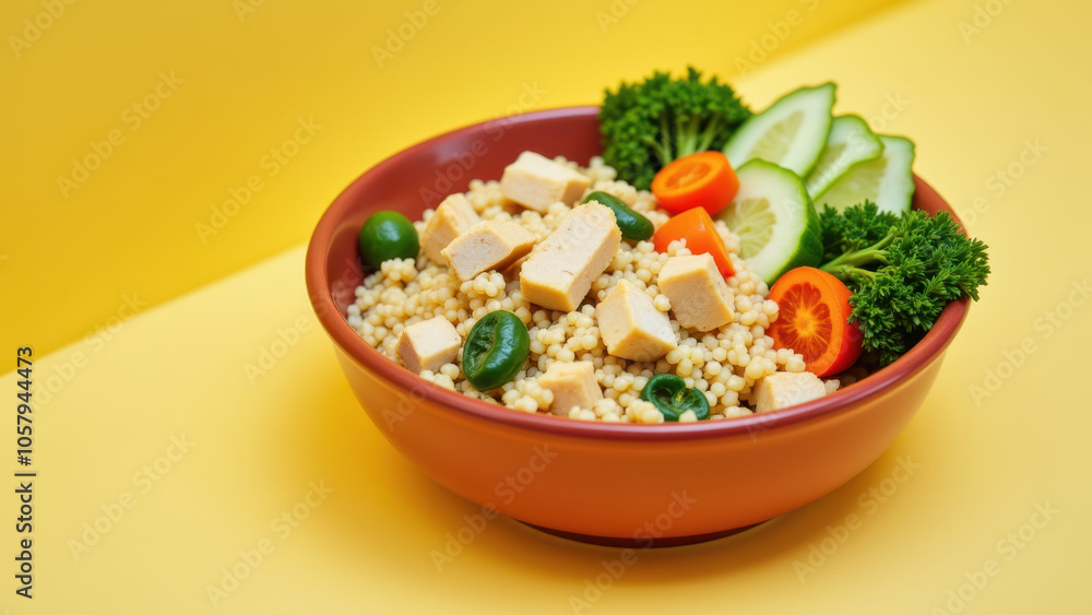 Fresh vegetable salad in a bowl. Fresh vegetable salad in a bowl.