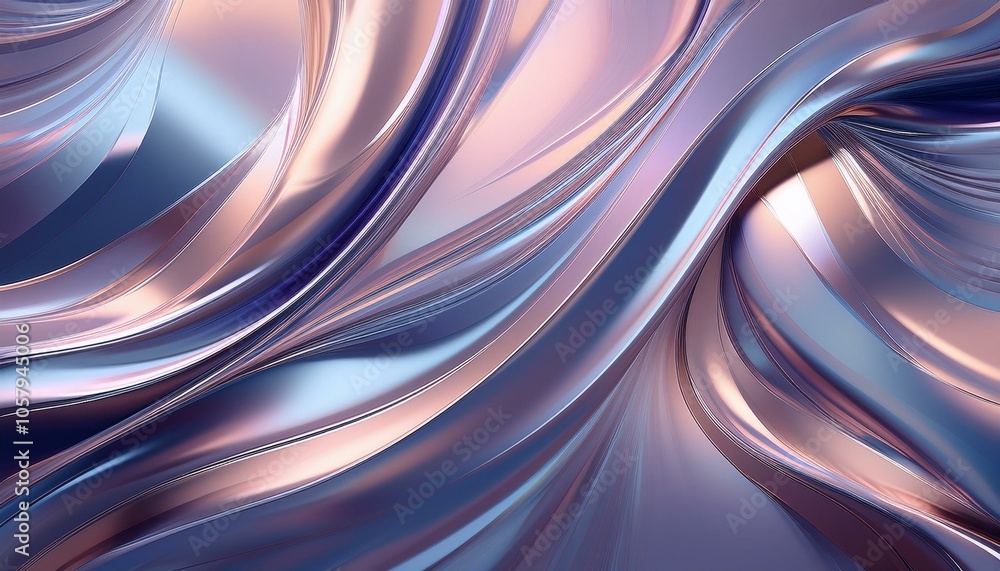Abstract metallic waves Abstract metallic waves