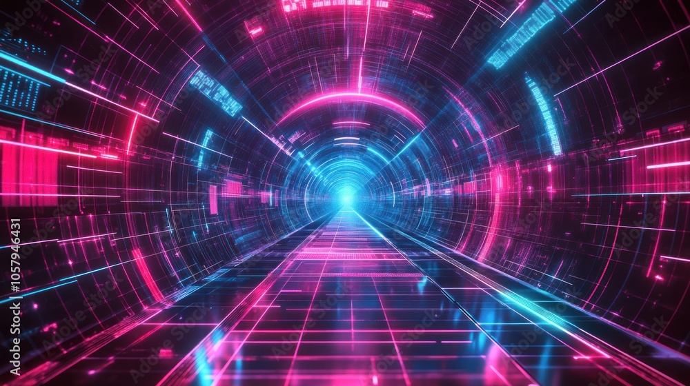 Cyberpunk Tunnel of Light Cyberpunk Tunnel of Light