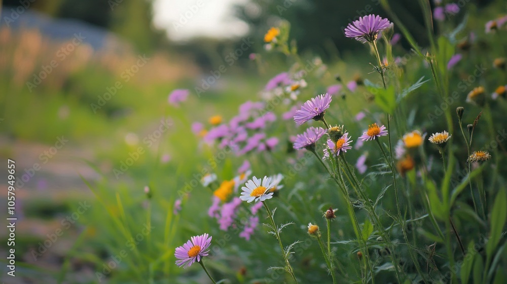 Wildflowers in a Summer Meadow Wildflowers in a Summer Meadow