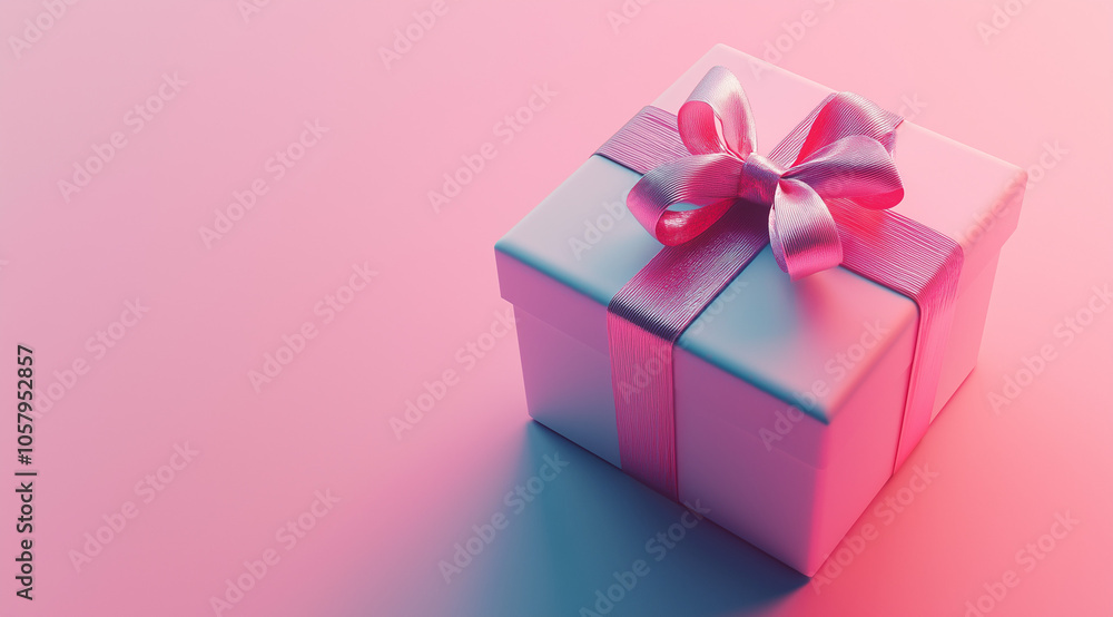 Elegant Gift Box Banner: Perfect Birthday or Christmas Present with Festive Bokeh Background for Holiday and Celebration Greetings Elegant Gift Box Banner: Perfect Birthday or Christmas Present with Festive Bokeh Background for Holiday and Celebration Greetings