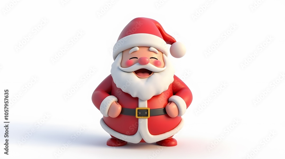 Christmas Theme Cute 3D Santa Claus Laughing Low Poly Festive Wallpaper Background Render Xmas Christmas Theme Cute 3D Santa Claus Laughing Low Poly Festive Wallpaper Background Render Xmas