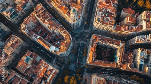 Aerial View of Cityscape photo