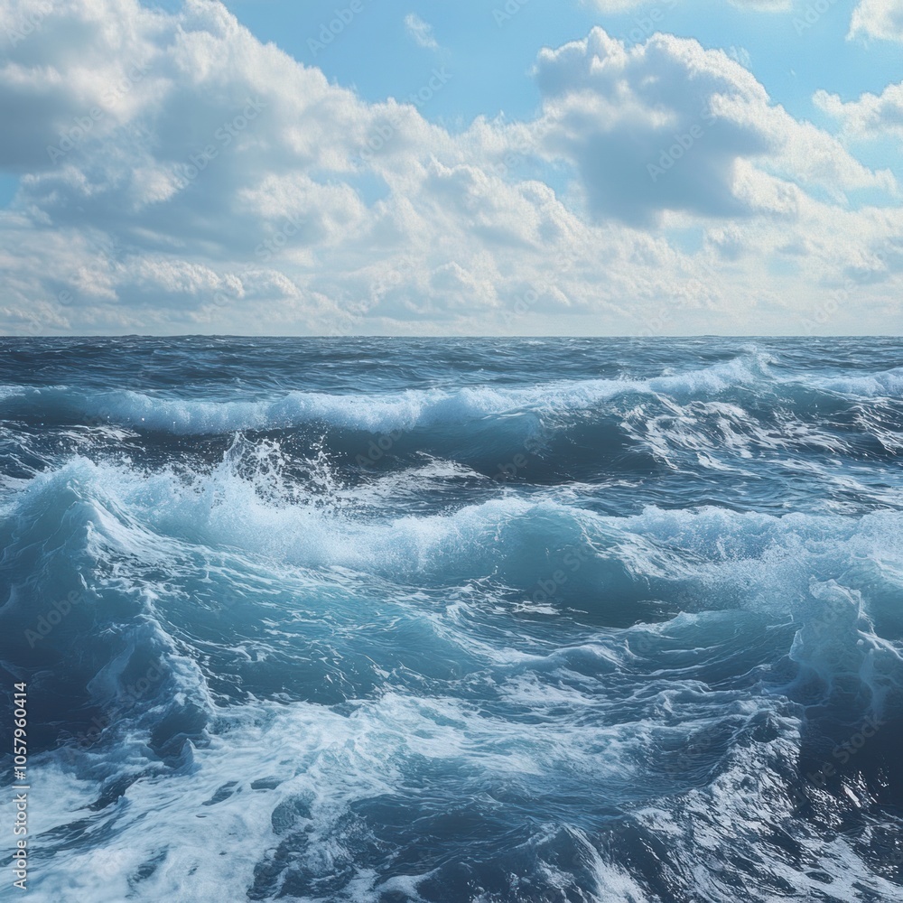 Ocean Waves and Sky Ocean Waves and Sky