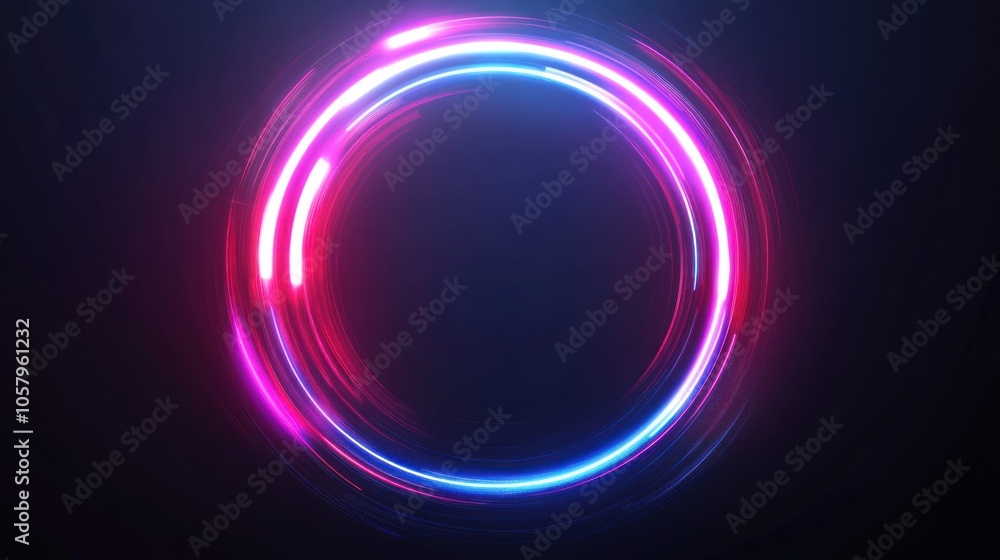 Abstract Neon Circle Abstract Neon Circle