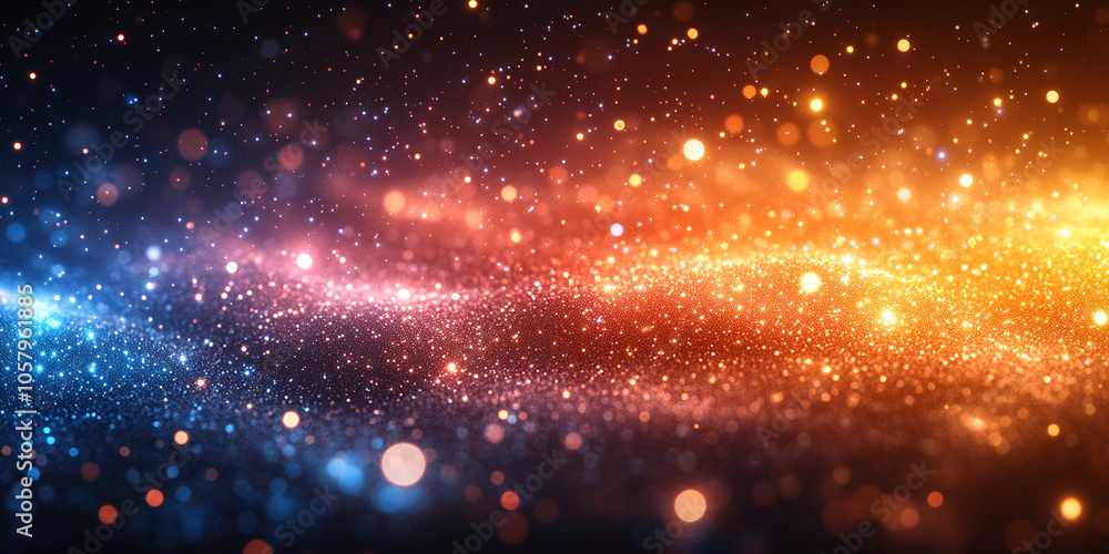 Fototapeta premium Abstract digital network banner featuring a complex web of interconnected lines and glowing nodes. The graphic symbolizes global connectivity, data flow, and advanced communication networks