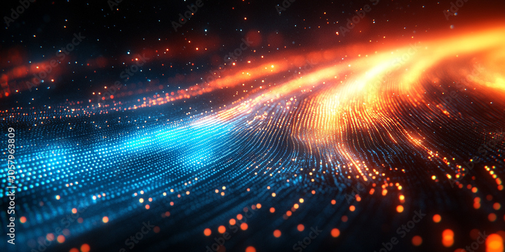 Abstract digital network banner featuring a complex web of interconnected lines and glowing nodes. The graphic symbolizes global connectivity, data flow, and advanced communication networks Abstract digital network banner featuring a complex web of interconnected lines and glowing nodes. The graphic symbolizes global connectivity, data flow, and advanced communication networks