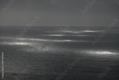 storm over the sea