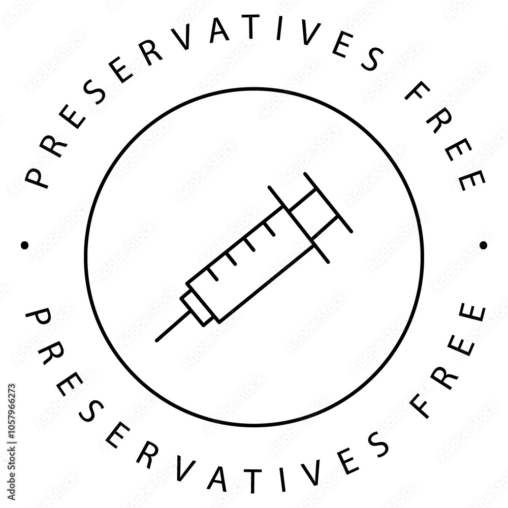 Eco-Friendly preservative-free for Healthy Food Vector Icon Design Eco-Friendly preservative-free for Healthy Food Vector Icon Design