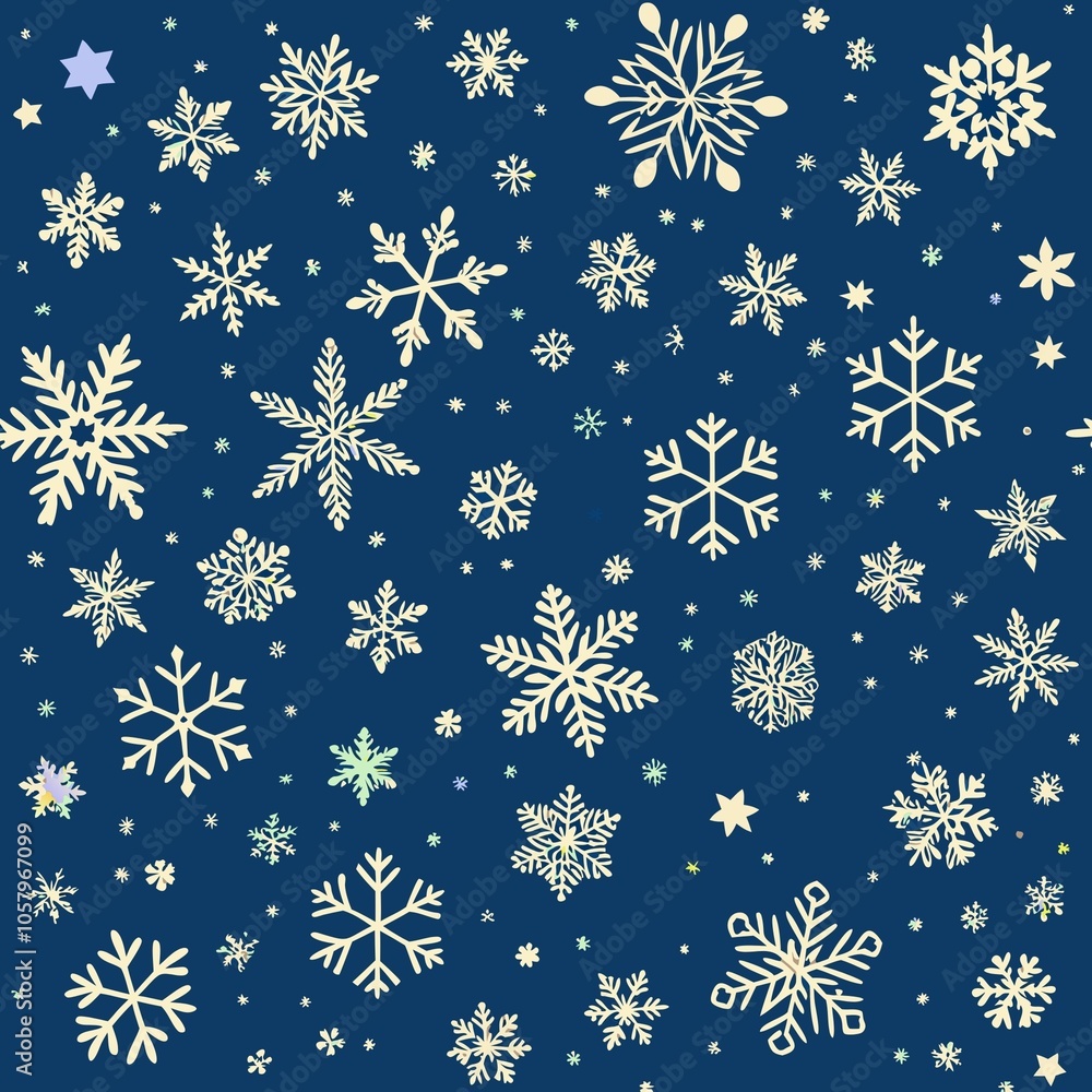 seamless pattern with snowflakes seamless pattern with snowflakes