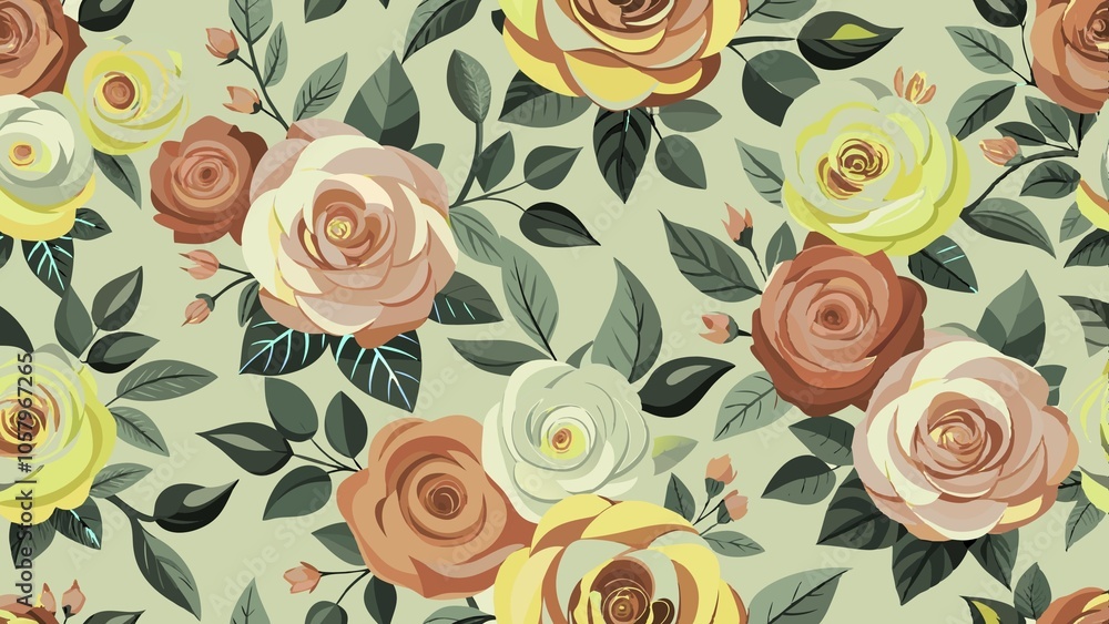seamless floral pattern seamless floral pattern