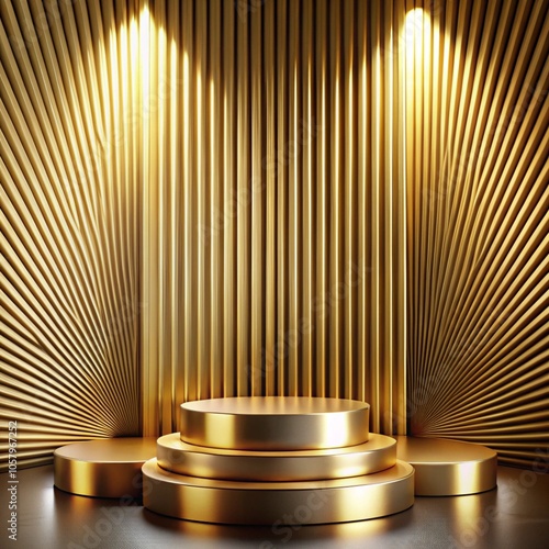gold stage with spotlight
gold, design, frame, vector, label, pattern, lamp, vintage, golden, banner, decoration, illustration, metal, art, card, wood, wall, room, light, texture, ribbon, style, metal