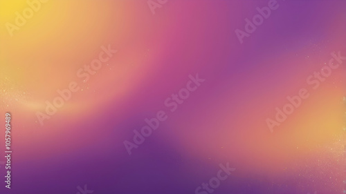 neon Yellow, Purple glowing gradient background, a soft grainy noise texture with shimmering highlights and Smooth Transitions for a dynamic effect.