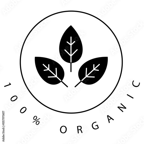 Organic Eco Nature Leaf VEctor Icon Design