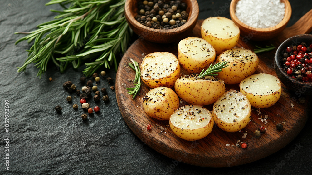 Fresh, organic potatoes fill the entire frame, symbolizing abundance, simplicity, and earthiness. The close-up shot emphasizes texture, nature, and wholesome food origins Fresh, organic potatoes fill the entire frame, symbolizing abundance, simplicity, and earthiness. The close-up shot emphasizes texture, nature, and wholesome food origins