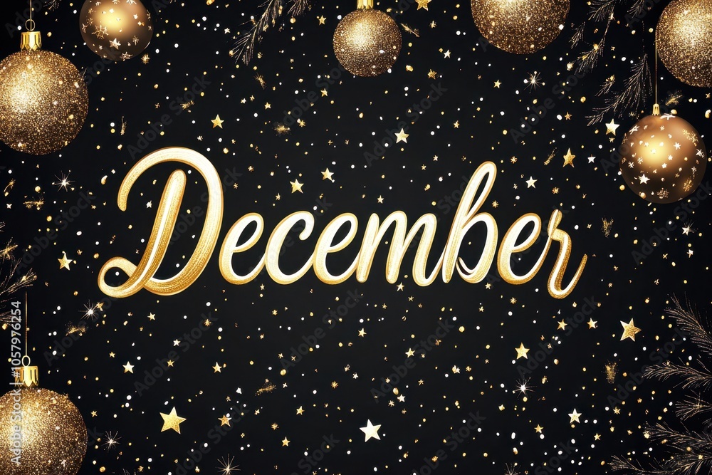 Naklejka premium The month of 