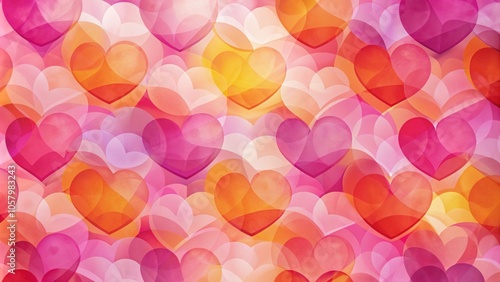 abstract background with hearts