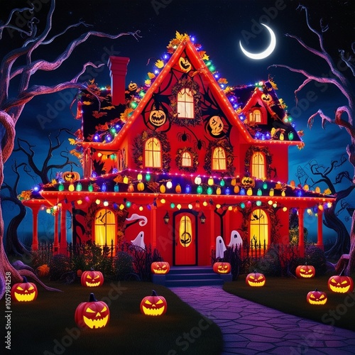 HALLOWEEN HOUSE MODREN