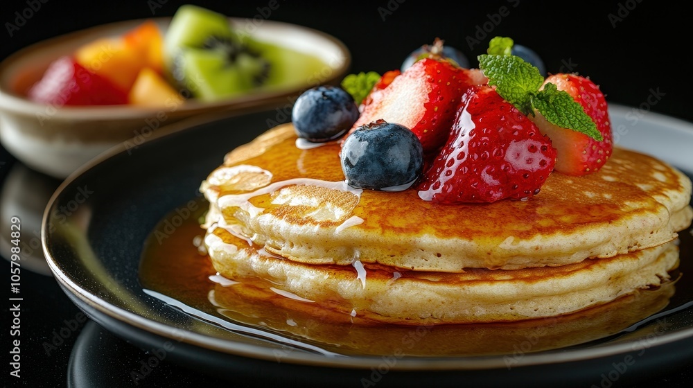 Freshly Made Pancakes for Sunday Brunch Delight Freshly Made Pancakes for Sunday Brunch Delight