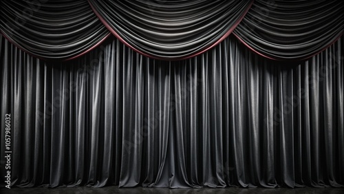 black theatre curtain background