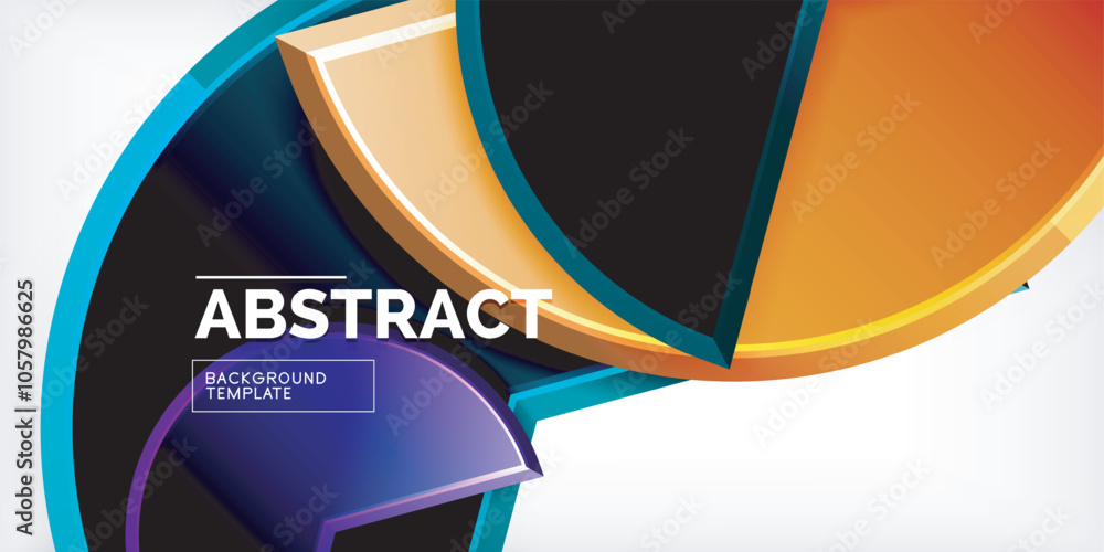 Glass reflective geometric round shapes background. Vector Illustration For Wallpaper, Banner, Background, Card, Book Illustration, landing page Glass reflective geometric round shapes background. Vector Illustration For Wallpaper, Banner, Background, Card, Book Illustration, landing page