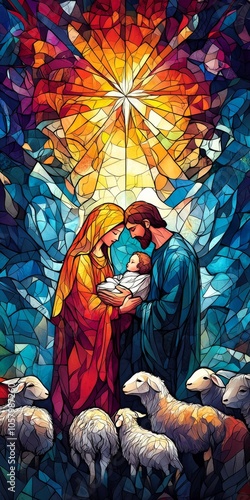 Christian Stained Glass Window