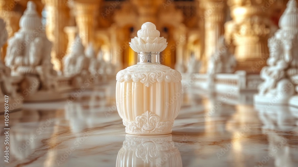Decorative square perfume bottle. Decorative square perfume bottle.